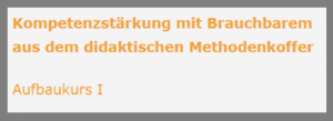 Kompetenzstärkung Methoden