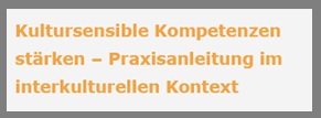 Praxisanleiter Kultursensibel